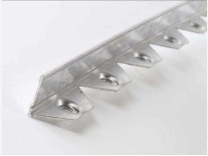 Block L-Edge 1/8" x 1-3/8" x 8' 4" (250' per box) - Natural Finish Aluminum