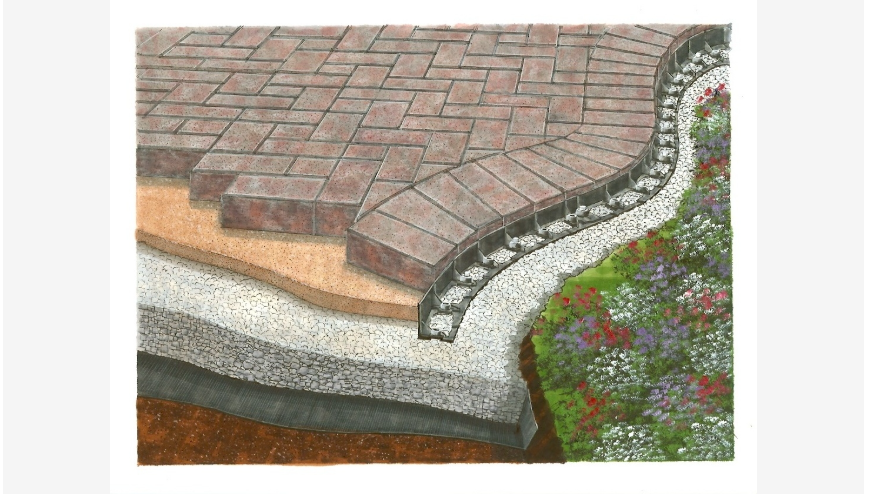 Barrier Paver Edging 16 Pack - 107.2'