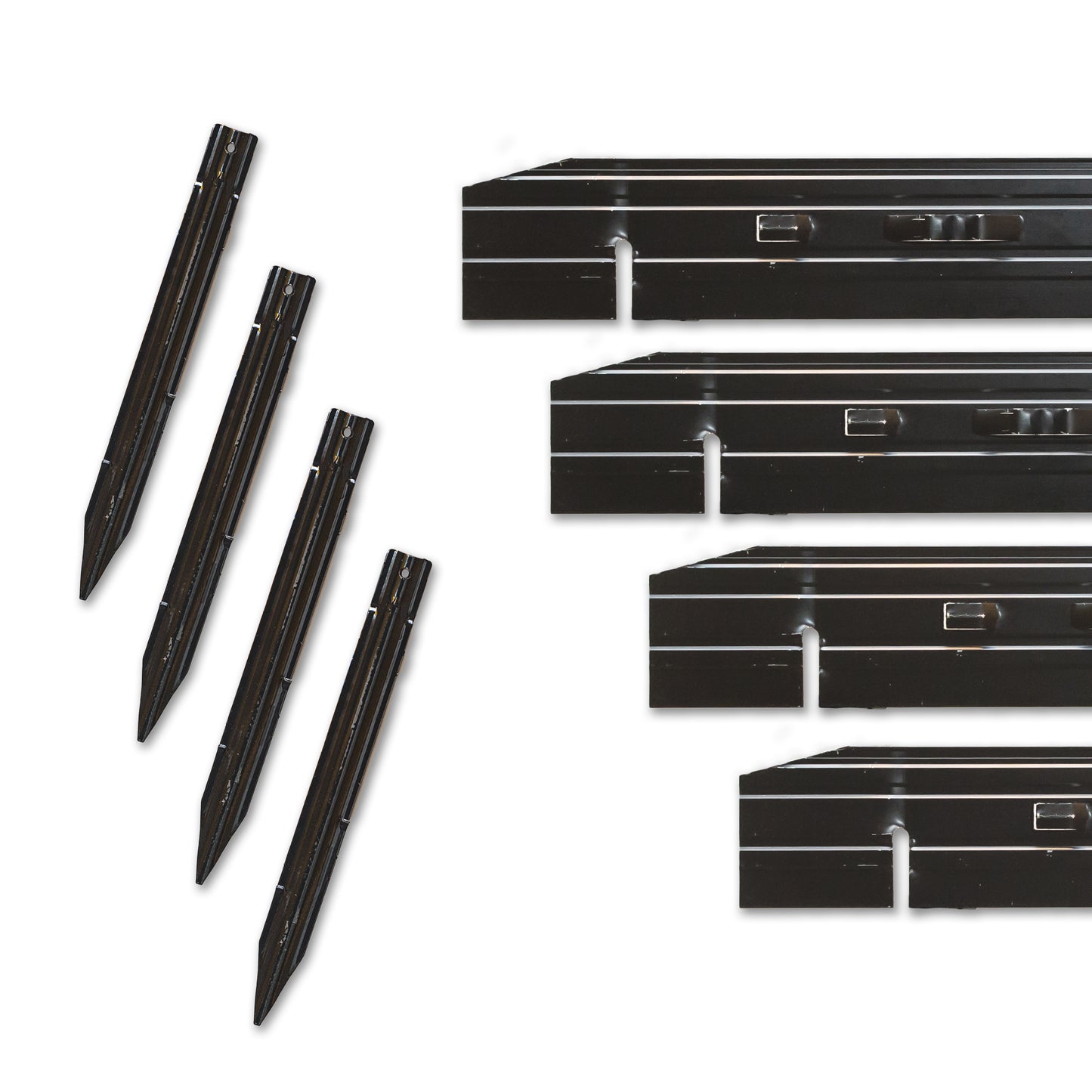 Cleanline 3/16"x4"x16' Anodized Black (Box of 15)