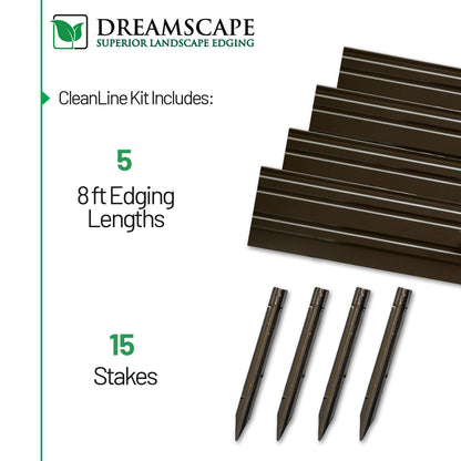 Cleanline 1/8"x5.5"x16' Bronze DuraFlex (Box of 15)