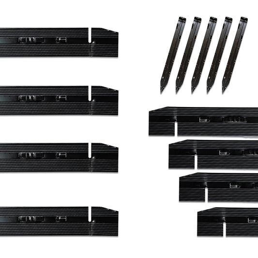 Proline 1/8"x4"x8' Black Duraflex Finish (Box of 10)